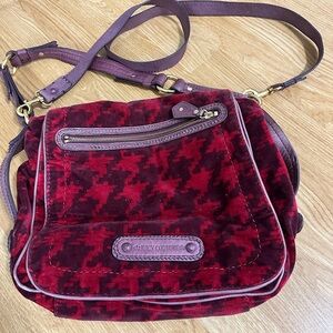 Vintage Red / Burgundy Juicy Couture bag